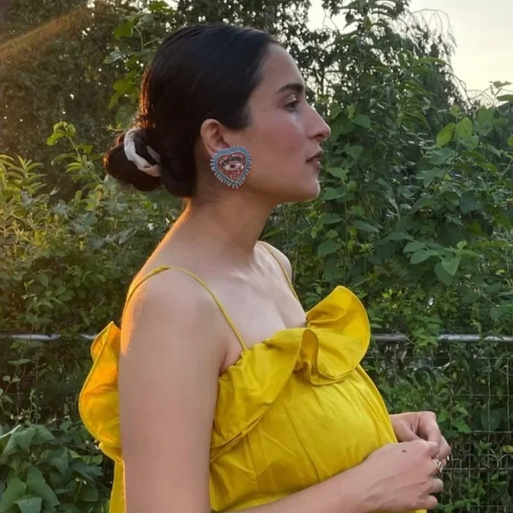 H&M Strapless Yellow Dress EXCELLENT CONDITIONS
 LIKE NEW - Picture 6 of 13